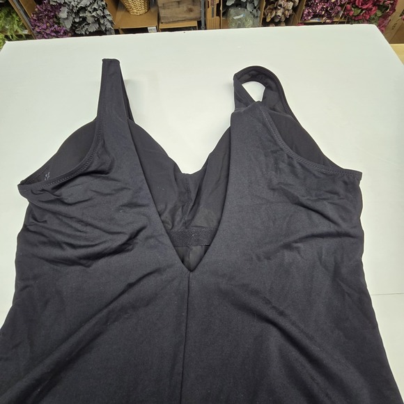 Athleta Bathing Suit Swimsuit Women LG Black One Piece Beach Summer Vacation - Picture 12 of 12